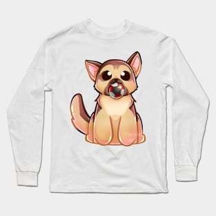 German Sheperd Puppy Long Sleeve T-Shirt